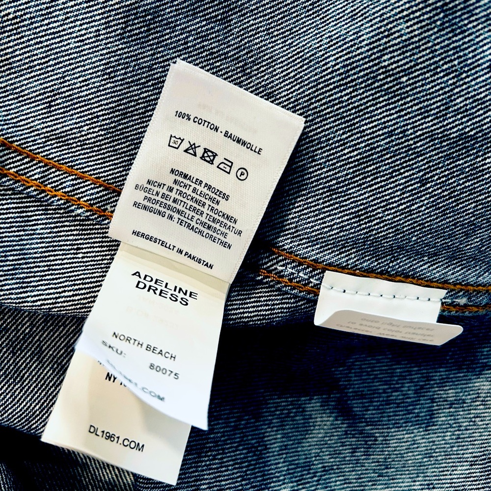 DL1961 Adeline Blue Jean Tank Dress - Picture 5 of 5